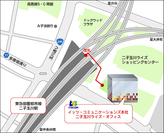 本社　地図